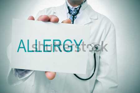 doctor with a blood bag with the text safe a life give blood Stock photo © nito