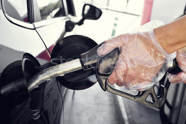 filling the fuel tank of a car Stock photo © nito