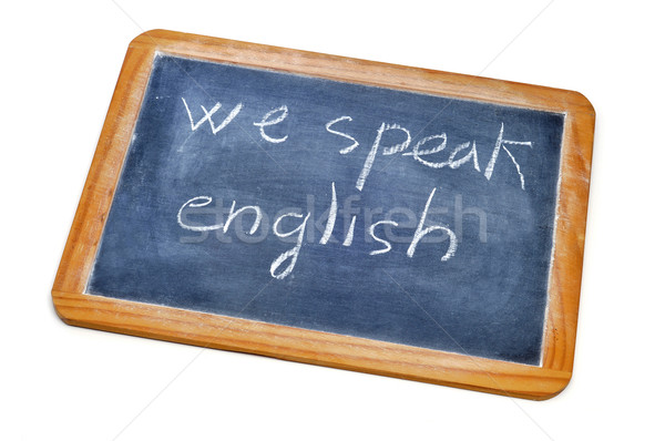 we speak english Stock photo © nito