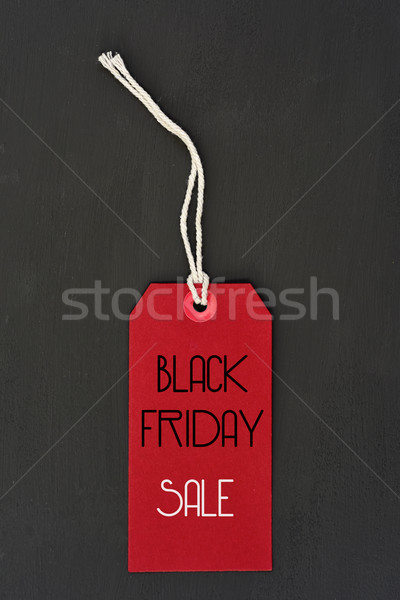 Сток-фото: текста · черная · пятница · продажи · красный · бумаги · Label