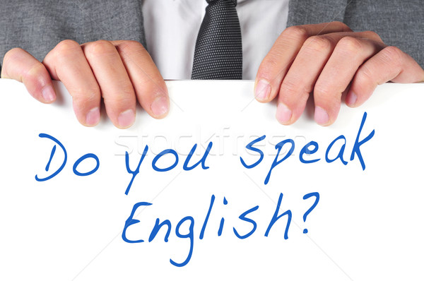 do you speak english? Stock photo © nito