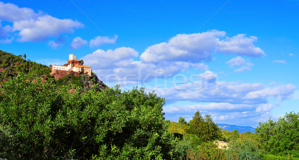 Shrine of Mare de Deu de la Roca, in Mont-roig del Camp, Spain Stock photo © nito