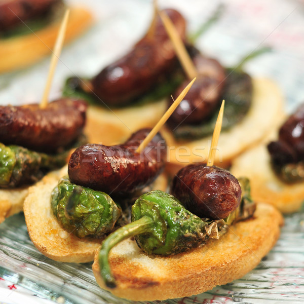 Stock photo: spanish pinchos