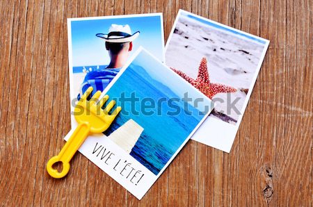 summer snapshots and text summer memories Stock photo © nito