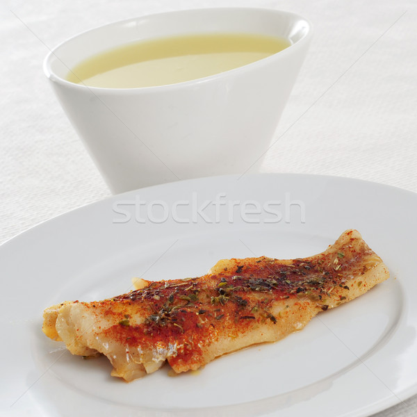 consomme and hake fillet Stock photo © nito