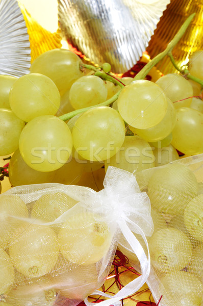 Espanol doce uvas suerte tradicional año nuevo Foto stock © nito