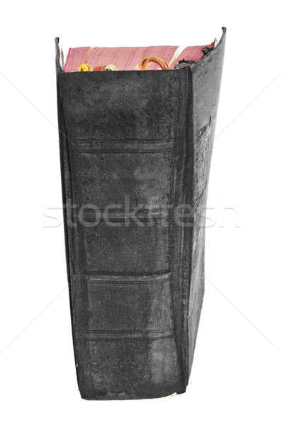 worn-out old book on a white background Stock photo © nito