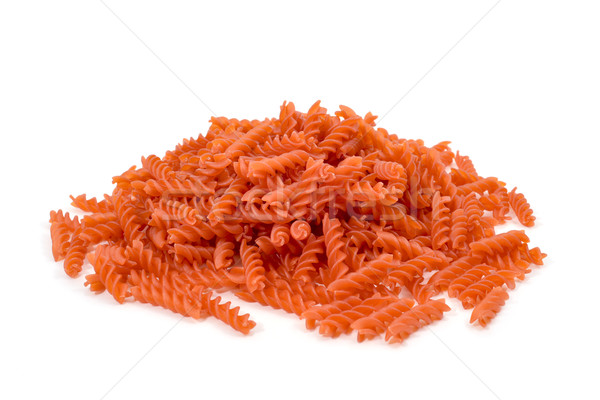 uncooked red lentil fusilli Stock photo © nito