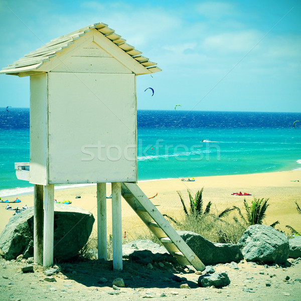 Sotavento Beach in Fuerteventura, Canary Islands, Spain Stock photo © nito