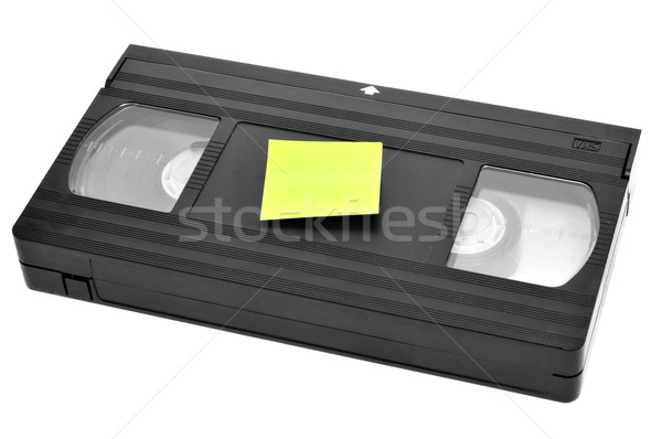Sticky note witte home technologie achtergrond ruimte Stockfoto © nito