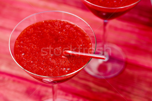 fresh red smoothies Stock photo © nito