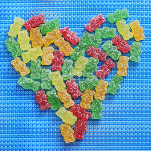 gummy bears heart Stock photo © nito