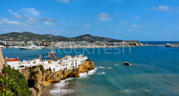 Sa Penya District in Ibiza Town, Balearic Islands, Spain Stock photo © nito