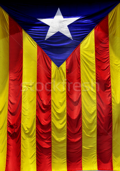 The Estelada, the Catalan independentist flag Stock photo © nito