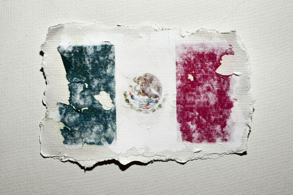 the flag of Mexico Stock photo © nito