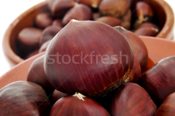 Stock photo: chestnuts