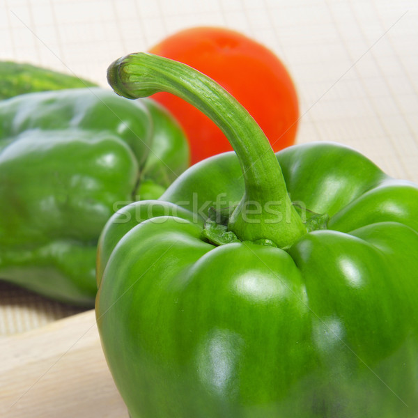 green peppers and tomato Stock photo © nito