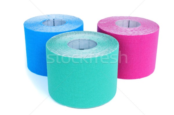 ストックフォト: テープ · 異なる · 色 · ピンク