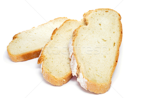slices of pan de payes, a round bread typical of Catalonia, Spai Stock photo © nito