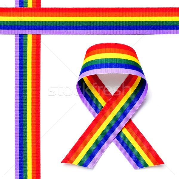 rainbow ribbon Stock photo © nito