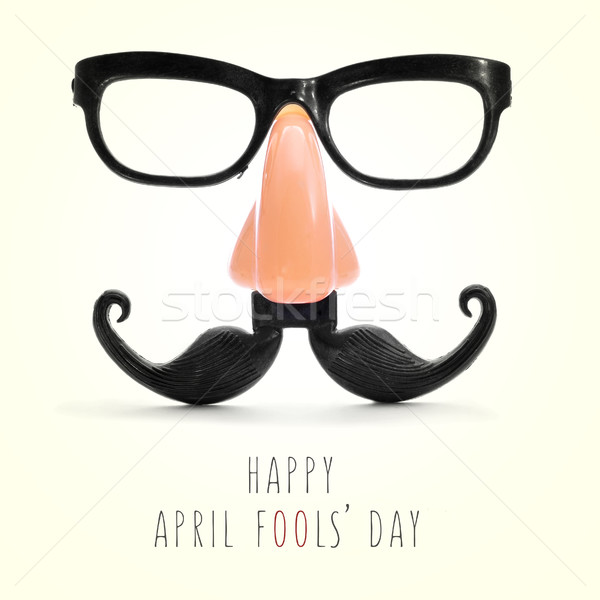 text happy april fools day Stock photo © nito