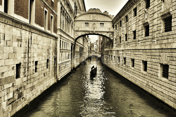 Bridge of Sighs in Venice, Italy Stock photo © nito