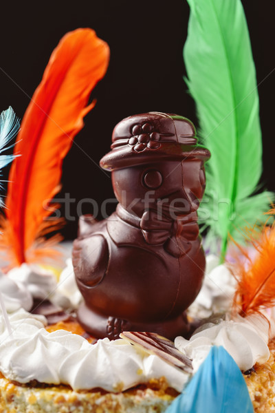 mona de pascua, cake eaten in Spain on Easter Monday Stock photo © nito