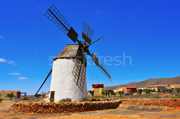 windmill in Antigua, Fuerteventura, Canary Islands, Spain Stock photo © nito