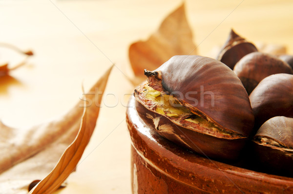 roasted chestnuts Stock photo © nito