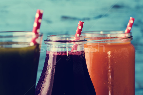 different fresh smoothies Stock photo © nito
