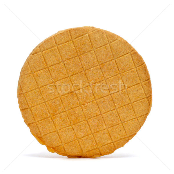 stroopkoeken, dutch caramel biscuit Stock photo © nito