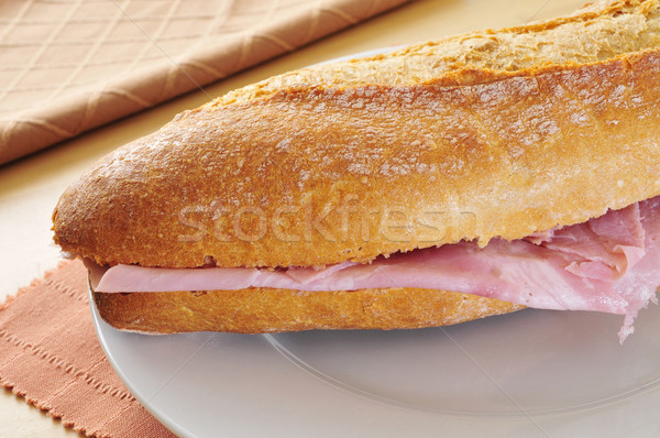 spanish ham sandwich Stock photo © nito