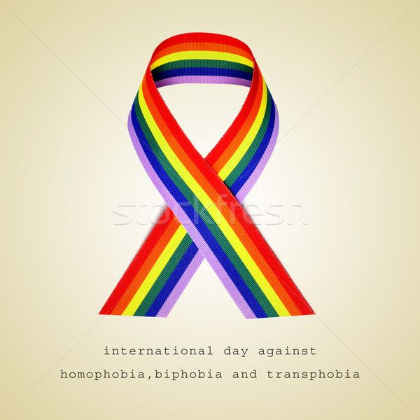 Stock photo: international day against homophobia, biphobia and transphobia