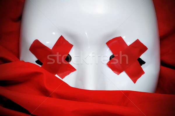 blind white mask Stock photo © nito