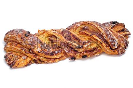 spanish Trenza de Almudevar, a typical braided pastry Stock photo © nito