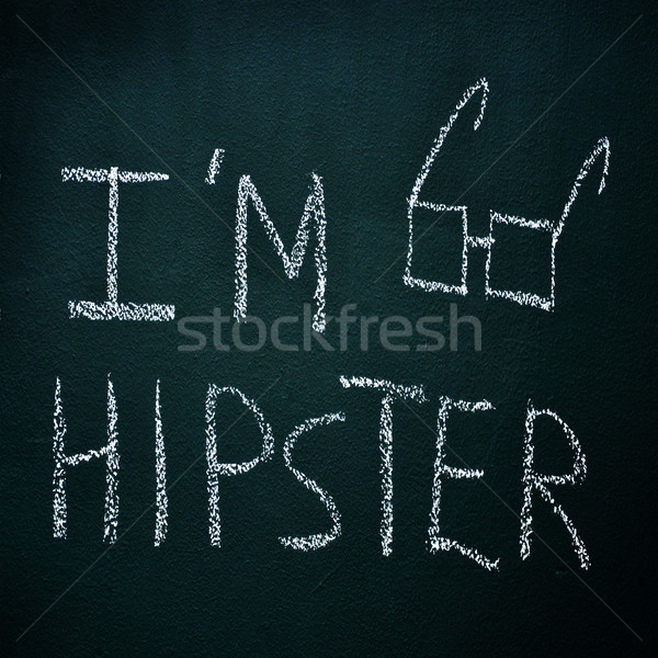 I am hipster Stock photo © nito