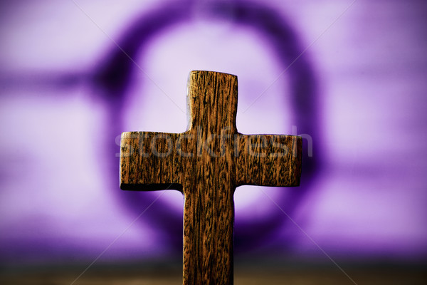 cross and crown of thorns of Jesus Christ Stock photo © nito