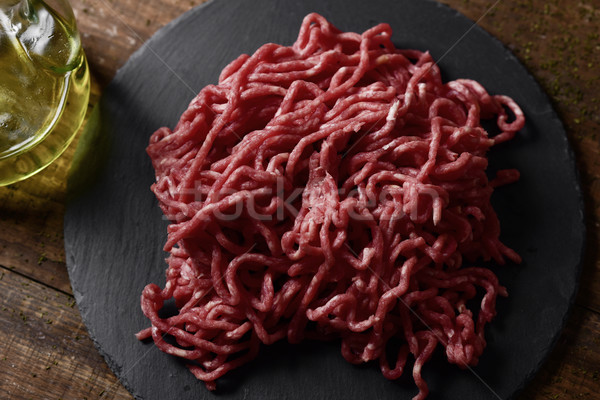 raw beef ground meat Stock photo © nito