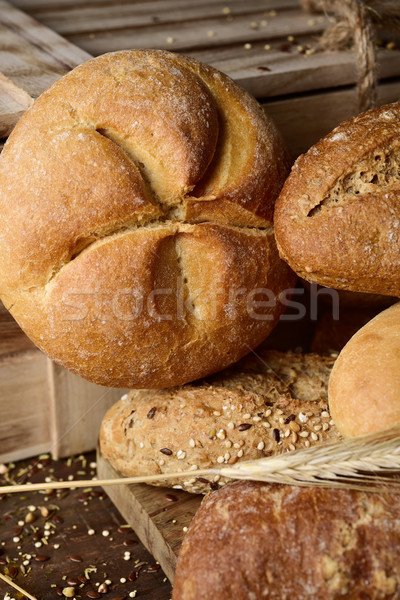 assortment of different bread rolls Stock photo © nito