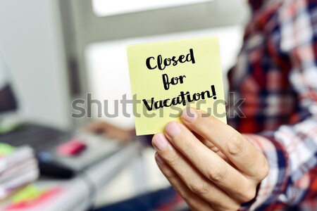 Stock photo: woman with a pink hat and the text equal pay