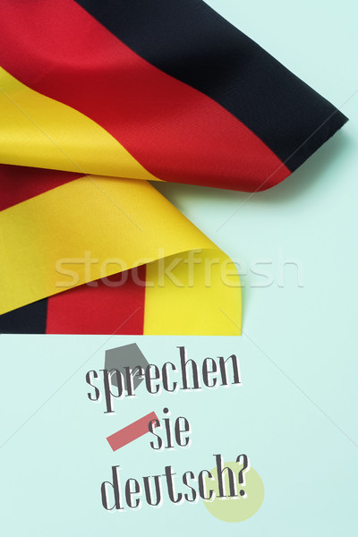 question do you speak German? in German Stock photo © nito