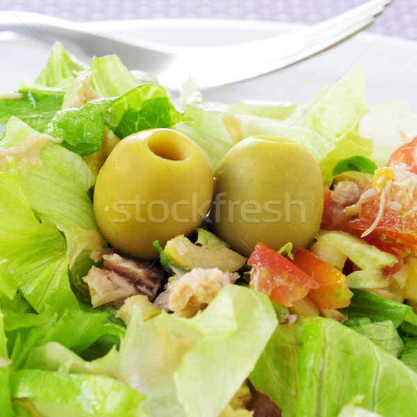 Stock photo: salad