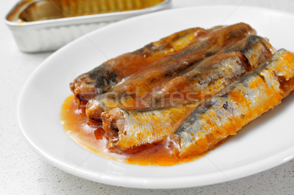 canned sardines Stock photo © nito