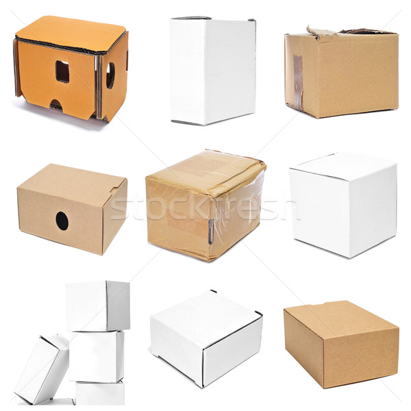 boxes collage Stock photo © nito