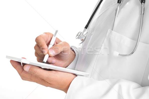 Medic comprimat om stylus stilou Imagine de stoc © nito