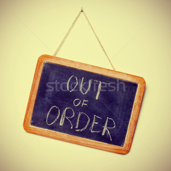 out of order Stock photo © nito