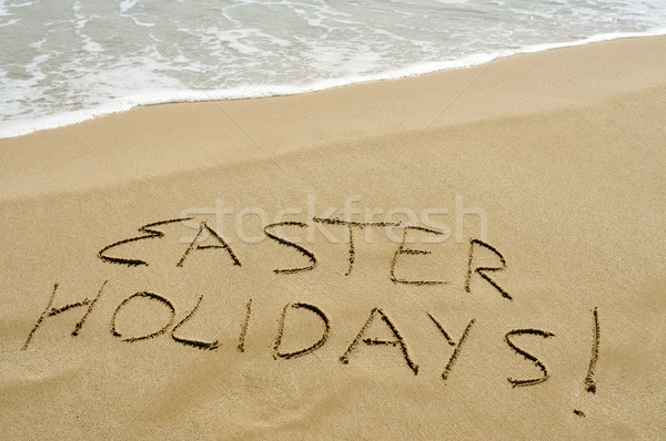 easter holidays on the beach Stock photo © nito