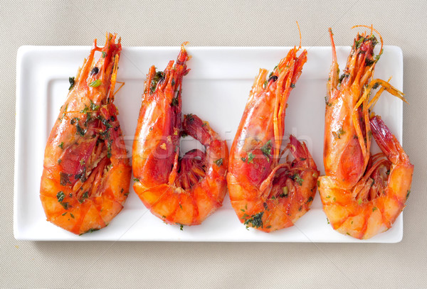 Spanish Shrimps With Garlic And Parsley Stock Photo C Nito Stockfresh