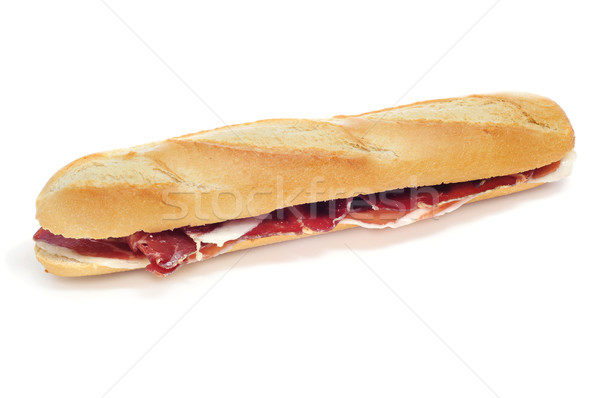 spanish serrano ham sandwich Stock photo © nito