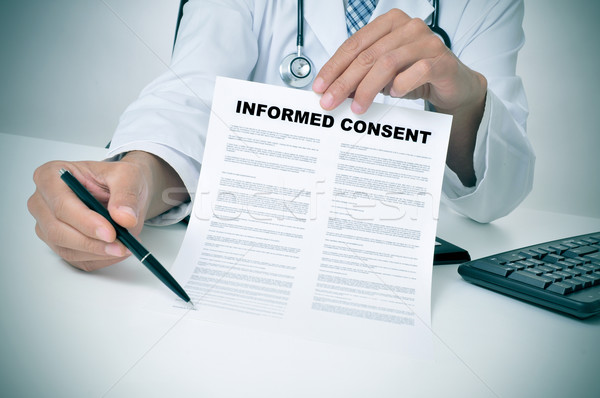 informed consent Stock photo © nito